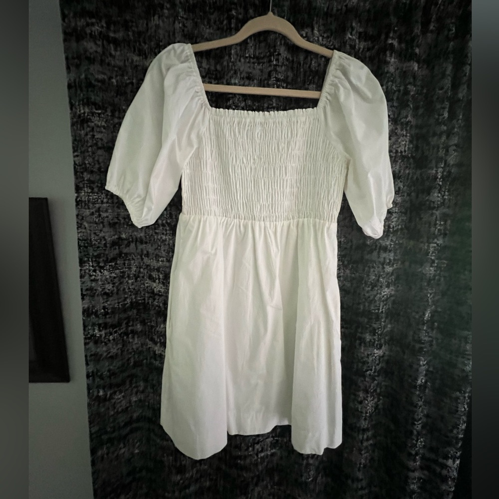 Rosemary mini dress by LUSH smocked dress - summer events Size M